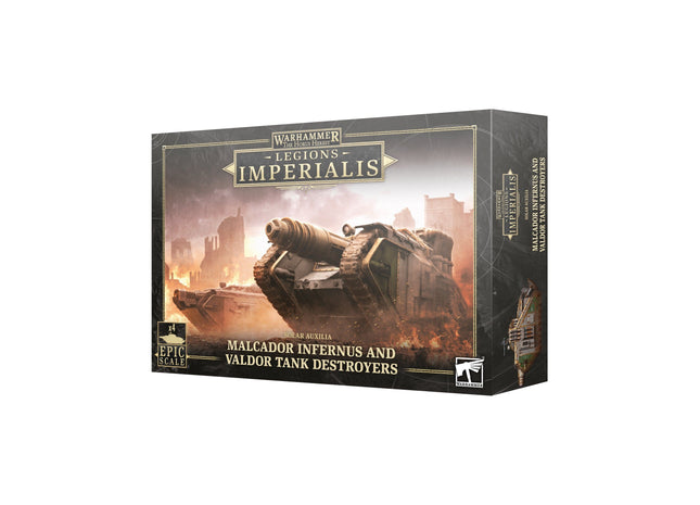 Gamers Guild AZ Legions Imperialis Warhammer Legions Imperialis: Malcador Infernus and Valdor Tank Destroyers (Pre-Order) Games-Workshop