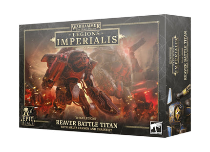 Gamers Guild AZ Legions Imperialis Warhammer Legions Imperialis: Reaver Titan With Melta Cannon & Chainfist (Pre-Order) Games-Workshop