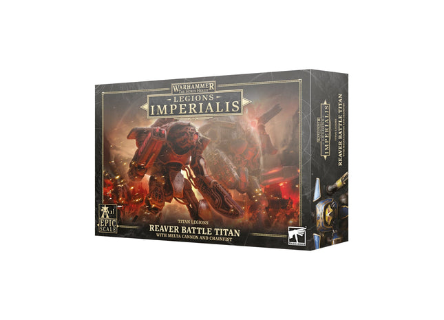 Gamers Guild AZ Legions Imperialis Warhammer Legions Imperialis: Reaver Titan With Melta Cannon & Chainfist (Pre-Order) Games-Workshop