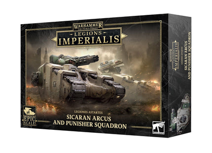 Gamers Guild AZ Legions Imperialis Warhammer Legions Imperialis: Sicaran Arcus And Punisher Squadron Games-Workshop