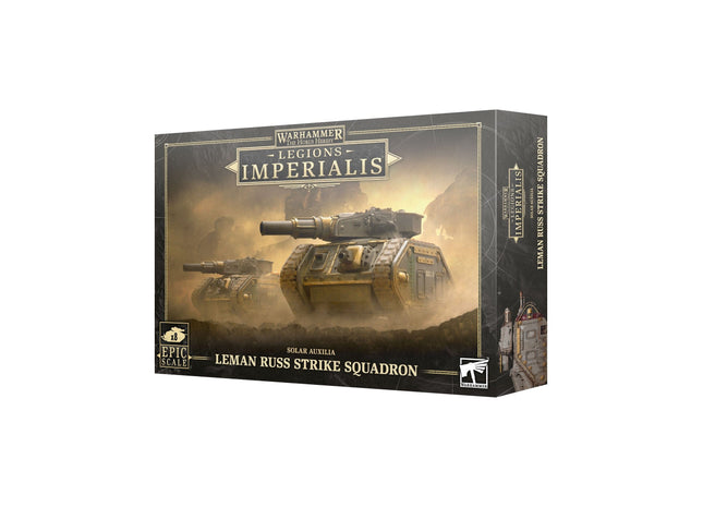 Gamers Guild AZ Legions Imperialis Warhammer Legions Imperialis: Solar Auxilia - Leman Russ Strike Squadron (Pre-Order) Games-Workshop