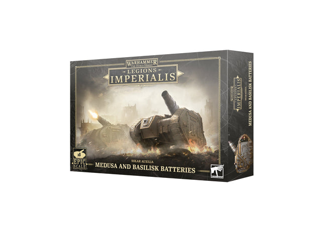 Gamers Guild AZ Legions Imperialis Warhammer Legions Imperialis: Solar Auxilia: Medusa and Basilisk Batteries (Pre-Order) Games-Workshop