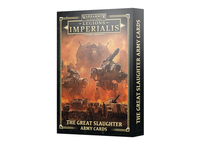Gamers Guild AZ Legions Imperialis Warhammer Legions Imperialis: The Great Slaughter Army Cards (Pre-Order) Games-Workshop