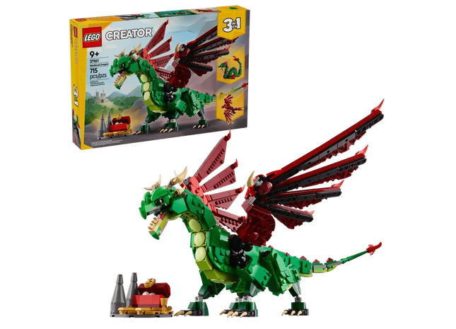 Gamers Guild AZ Lego Lego: Creator 3-in-1: Medieval Dragon Toyhouse