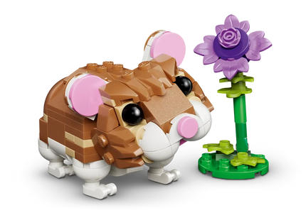 Gamers Guild AZ Lego Lego: Cute Hamster with a Flower (31376) Toyhouse