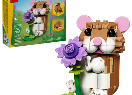 Gamers Guild AZ Lego Lego: Cute Hamster with a Flower (31376) Toyhouse