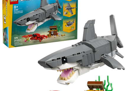 Gamers Guild AZ Lego Lego: Fierce Shark with a Treasure Chest (31381) Toyhouse