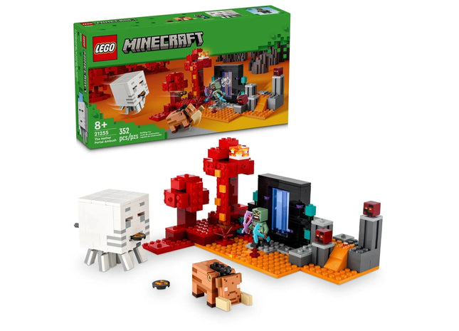 Gamers Guild AZ Lego Lego: Minecraft: The Nether Portal Ambush Toyhouse