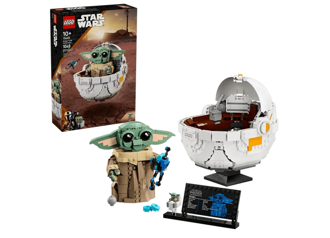 Gamers Guild AZ Lego Lego: Star Wars: Grogu with Hover Pram Toyhouse