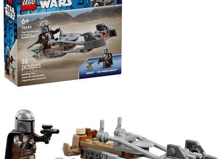 Gamers Guild AZ Lego Lego: Star Wars - The Mandalorian & Grogu's Speeder Bike (75436) Toyhouse