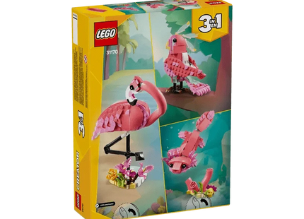 Gamers Guild AZ Lego Lego: Wild Animals 3-in-1: Pink Flamingo Toyhouse