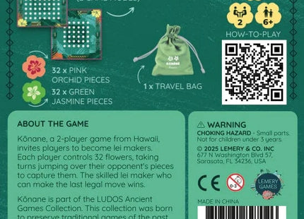 Gamers Guild AZ Lemery Games Kōnane (LUDOS America Collection) (Pre-order) Quartermaster Direct