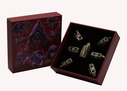 Gamers Guild AZ Let's Play Games LPG Dice: Bullet RPG Set - Gold (Pre-Order) AGD