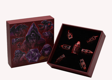 Gamers Guild AZ Let's Play Games LPG Dice: Bullet RPG Set - Red (Pre-Order) AGD