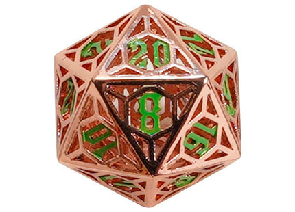 Gamers Guild AZ Let's Play Games LPG Dice: Diamond RPG Set - Copper/Green (Pre-Order) AGD