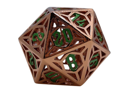 Gamers Guild AZ Let's Play Games LPG Dice: Diamond RPG Set - Copper/Green (Pre-Order) AGD
