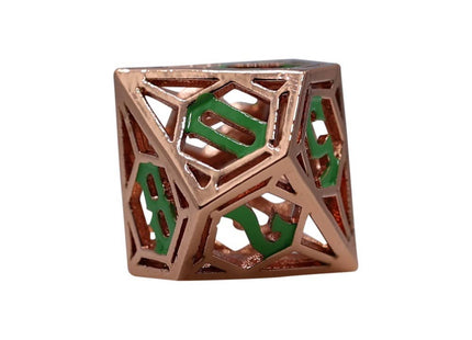 Gamers Guild AZ Let's Play Games LPG Dice: Diamond RPG Set - Copper/Green (Pre-Order) AGD
