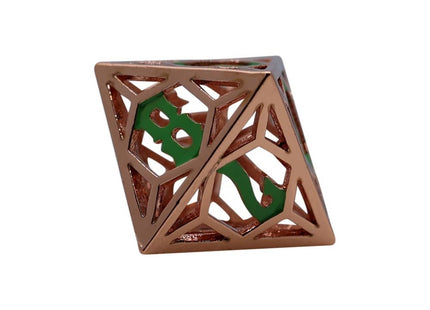 Gamers Guild AZ Let's Play Games LPG Dice: Diamond RPG Set - Copper/Green (Pre-Order) AGD