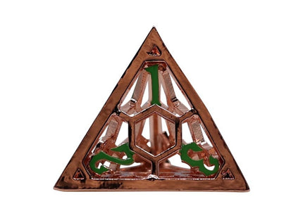 Gamers Guild AZ Let's Play Games LPG Dice: Diamond RPG Set - Copper/Green (Pre-Order) AGD