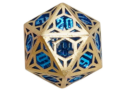 Gamers Guild AZ Let's Play Games LPG Dice: Diamond RPG Set - Gold/Blue (Pre-Order) AGD