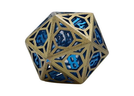 Gamers Guild AZ Let's Play Games LPG Dice: Diamond RPG Set - Gold/Blue (Pre-Order) AGD