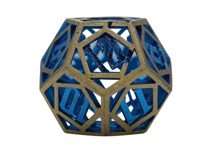 Gamers Guild AZ Let's Play Games LPG Dice: Diamond RPG Set - Gold/Blue (Pre-Order) AGD