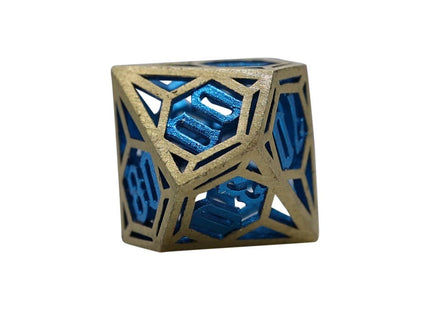 Gamers Guild AZ Let's Play Games LPG Dice: Diamond RPG Set - Gold/Blue (Pre-Order) AGD
