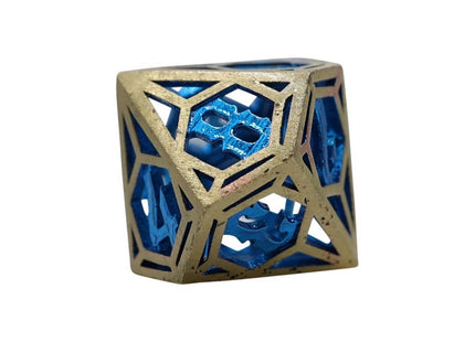 Gamers Guild AZ Let's Play Games LPG Dice: Diamond RPG Set - Gold/Blue (Pre-Order) AGD