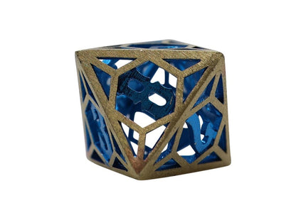 Gamers Guild AZ Let's Play Games LPG Dice: Diamond RPG Set - Gold/Blue (Pre-Order) AGD