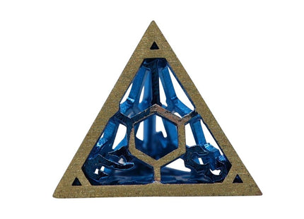 Gamers Guild AZ Let's Play Games LPG Dice: Diamond RPG Set - Gold/Blue (Pre-Order) AGD