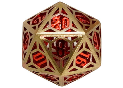 Gamers Guild AZ Let's Play Games LPG Dice: Diamond RPG Set - Gold/Red (Pre-Order) AGD