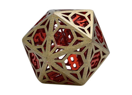 Gamers Guild AZ Let's Play Games LPG Dice: Diamond RPG Set - Gold/Red (Pre-Order) AGD