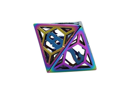 Gamers Guild AZ Let's Play Games LPG Dice: Diamond RPG Set - Rainbow/Blue (Pre-Order) AGD