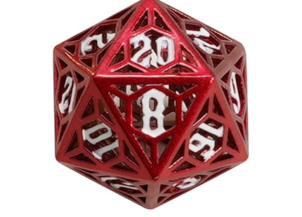 Gamers Guild AZ Let's Play Games LPG Dice: Diamond RPG Set - Red/White (Pre-Order) AGD