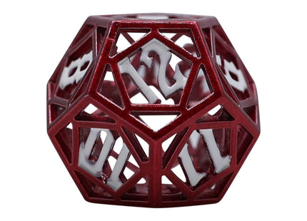 Gamers Guild AZ Let's Play Games LPG Dice: Diamond RPG Set - Red/White (Pre-Order) AGD