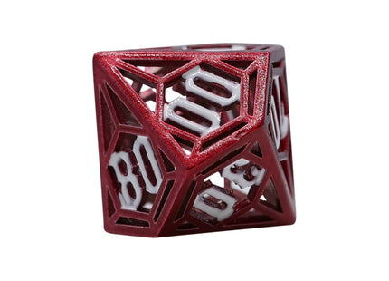 Gamers Guild AZ Let's Play Games LPG Dice: Diamond RPG Set - Red/White (Pre-Order) AGD
