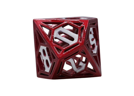 Gamers Guild AZ Let's Play Games LPG Dice: Diamond RPG Set - Red/White (Pre-Order) AGD