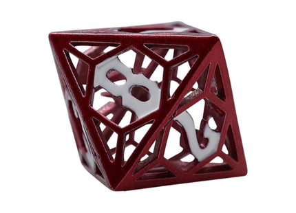 Gamers Guild AZ Let's Play Games LPG Dice: Diamond RPG Set - Red/White (Pre-Order) AGD