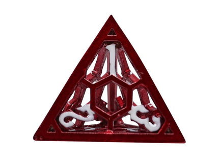 Gamers Guild AZ Let's Play Games LPG Dice: Diamond RPG Set - Red/White (Pre-Order) AGD