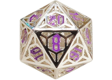 Gamers Guild AZ Let's Play Games LPG Dice: Diamond RPG Set - Silver/Purple (Pre-Order) AGD