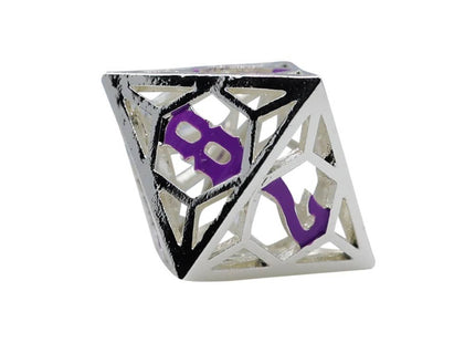 Gamers Guild AZ Let's Play Games LPG Dice: Diamond RPG Set - Silver/Purple (Pre-Order) AGD