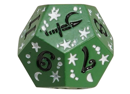 Gamers Guild AZ Let's Play Games LPG Dice: Dual D12 Fate Set - Mage (Aqua/Gold) Rogue (Green/Blue) (Pre-Order) AGD
