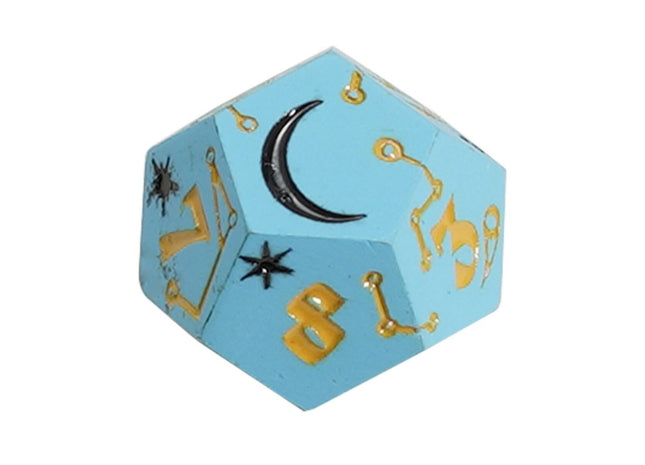 Gamers Guild AZ Let's Play Games LPG Dice: Dual D12 Fate Set - Mage (Aqua/Gold) Rogue (Green/Blue) (Pre-Order) AGD