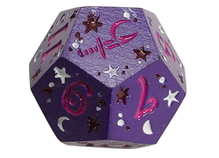 Gamers Guild AZ Let's Play Games LPG Dice: Dual D12 Fate Set - Mage (Gold/White) Rogue (Purple/Pink) (Pre-Order) AGD