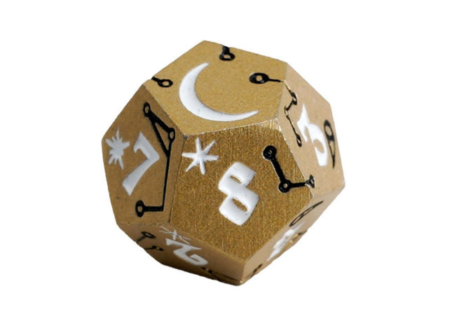 Gamers Guild AZ Let's Play Games LPG Dice: Dual D12 Fate Set - Mage (Gold/White) Rogue (Purple/Pink) (Pre-Order) AGD