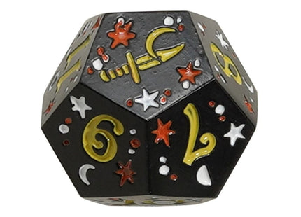 Gamers Guild AZ Let's Play Games LPG Dice: Dual D12 Fate Set - Mage (Red/White) Rogue (Black/Yellow) (Pre-Order) AGD