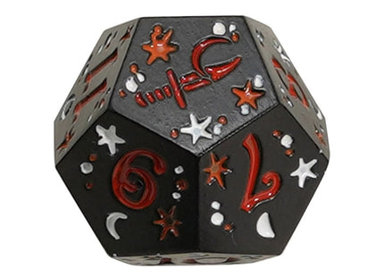 Gamers Guild AZ Let's Play Games LPG Dice: Dual D12 Fate Set - Mage (Yellow/Red) Rogue (Black/Red) (Pre-Order) AGD