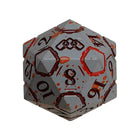 Gamers Guild AZ Let's Play Games LPG Dice: Dual D20 Advantage Set - Rogue (Blue/Pink) Warrior (Bloodied Metal) (Pre-Order) AGD