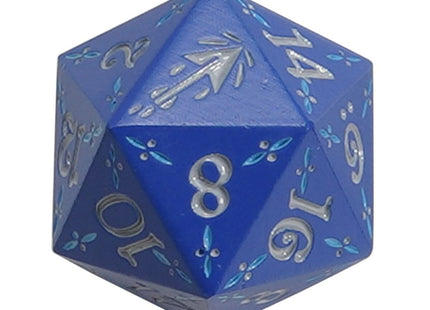 Gamers Guild AZ Let's Play Games LPG Dice: Dual D20 Advantage Set - Rogue (Blue/Silver) Warrior (Gold/Black) (Pre-Order) AGD