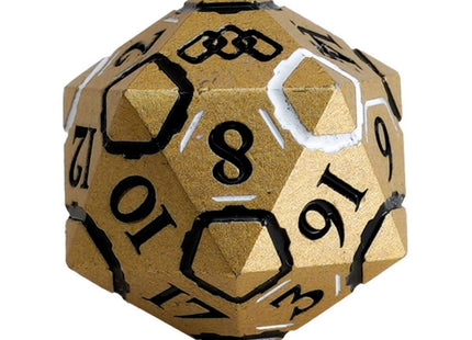 Gamers Guild AZ Let's Play Games LPG Dice: Dual D20 Advantage Set - Rogue (Blue/Silver) Warrior (Gold/Black) (Pre-Order) AGD